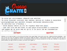 Tablet Screenshot of grosse-chatte.biz